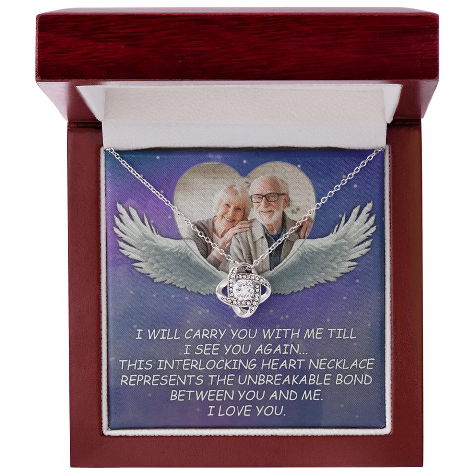 Personalized Memorial Necklace | Personalized Necklace | Loveable