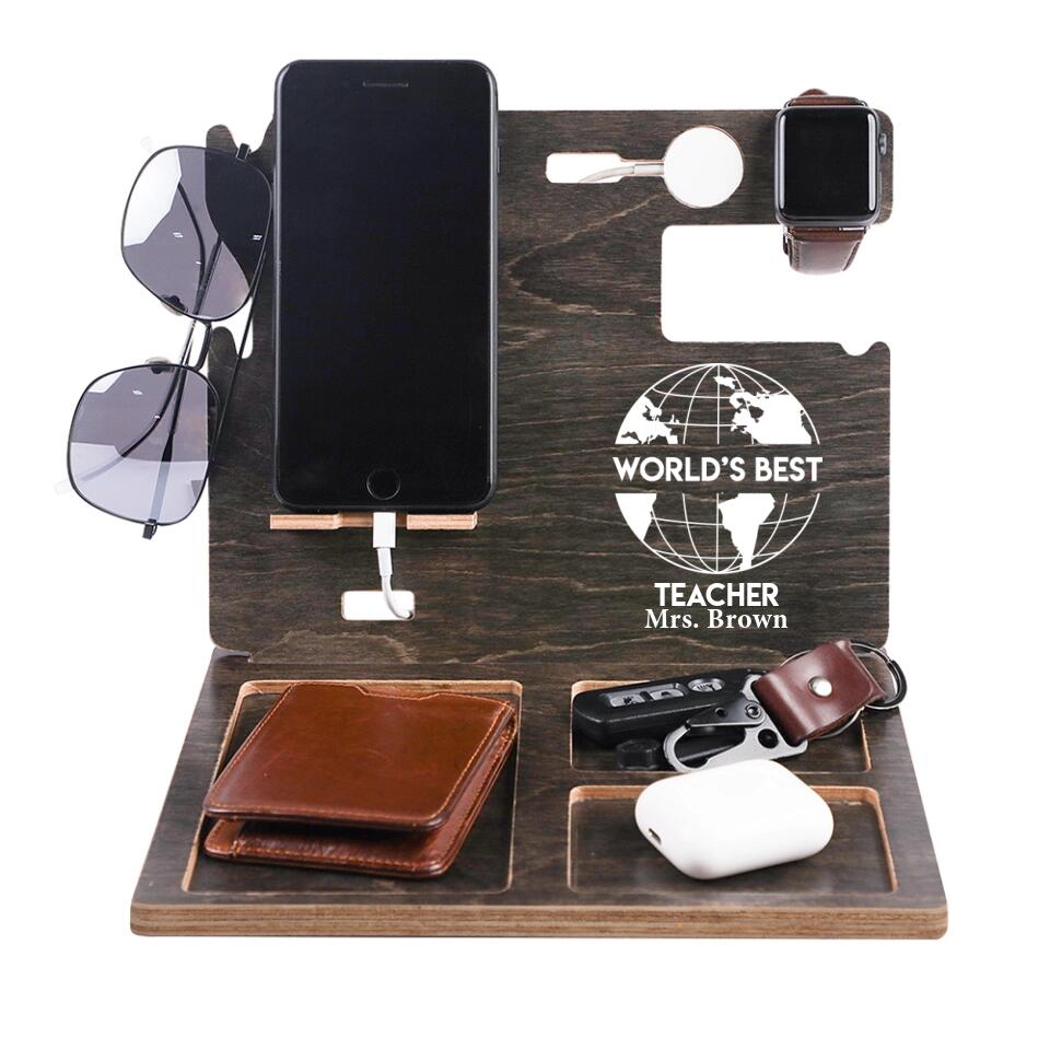 World's Best Teacher/Professor Personalized Dock Station