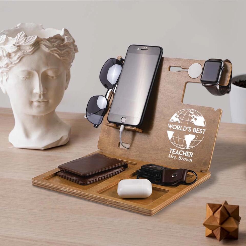 World's Best Teacher/Professor Personalized Dock Station