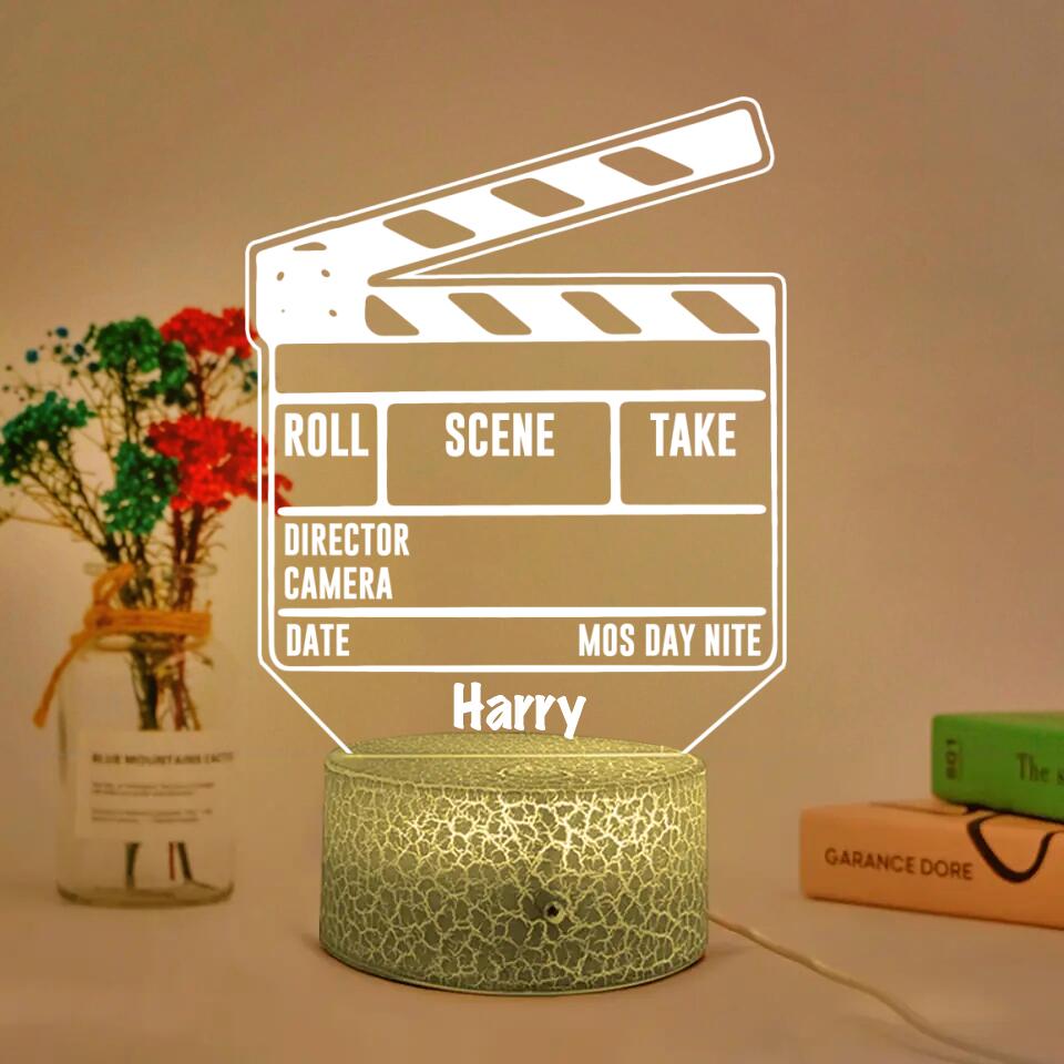 Roll Scene Take Director Camera Personalized Led Light