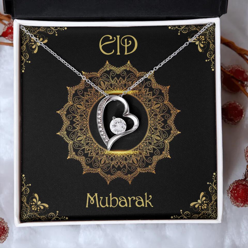 Eid Mubarak Ramadan Custom Necklace Gift for Eid