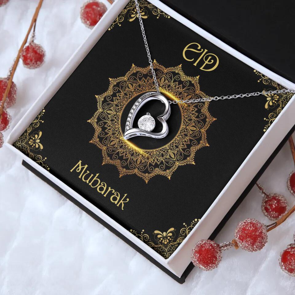 Eid Mubarak Ramadan Custom Necklace Gift for Eid
