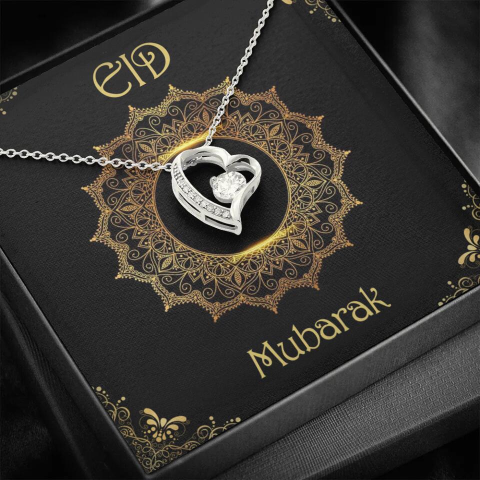 Eid Mubarak Ramadan Custom Necklace Gift for Eid