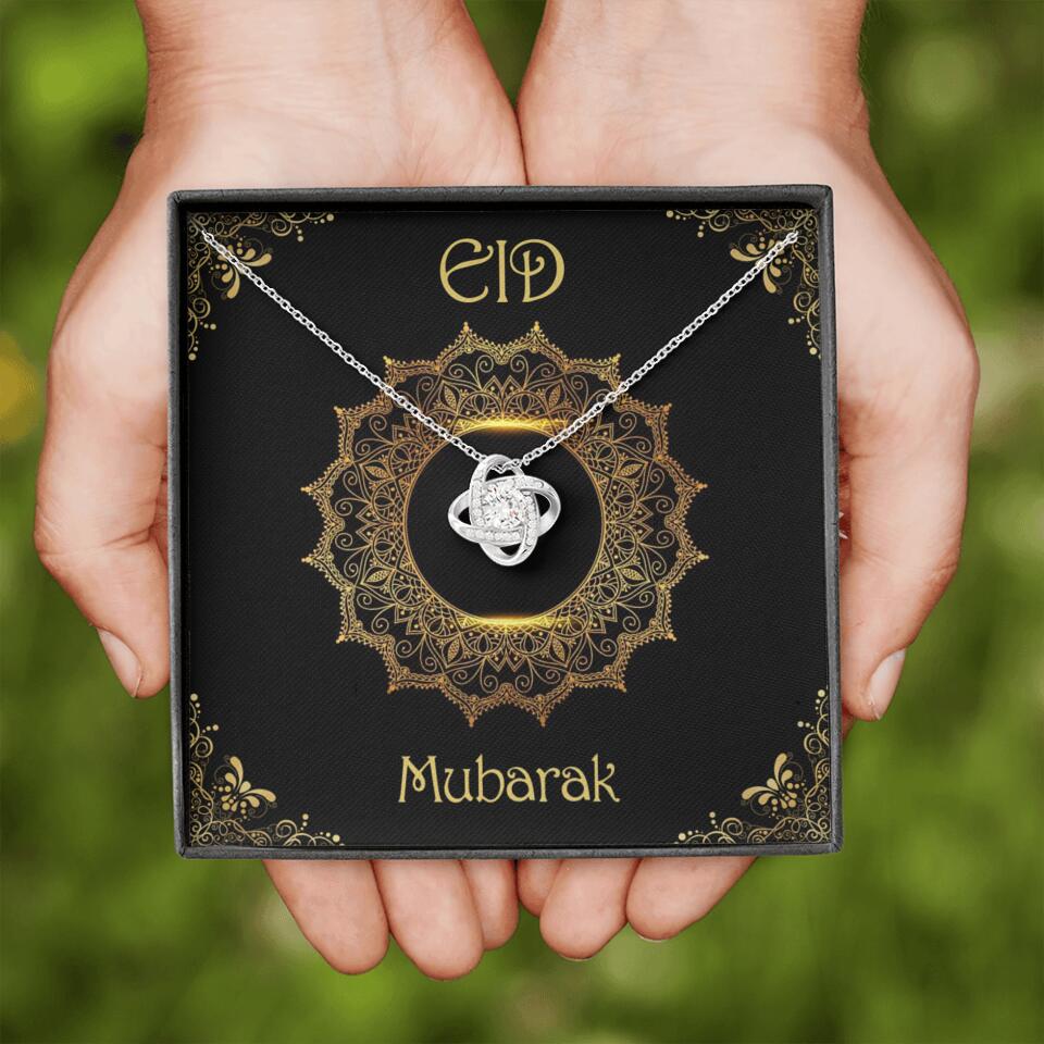 Eid Mubarak Ramadan Custom Necklace Gift for Eid