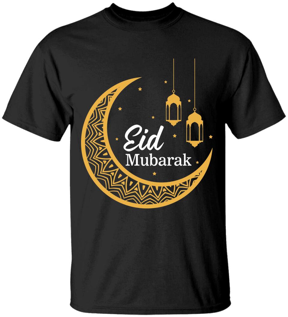 EID Mubarak Ramadan Kareem Moon Mosque T-Shirt Muslim Festival