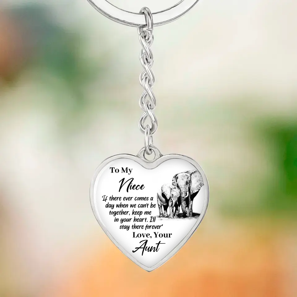 To My Niece If There Ever Comes A Day When We Can't Be Together - Personalized Necklace - Gift For Niece
