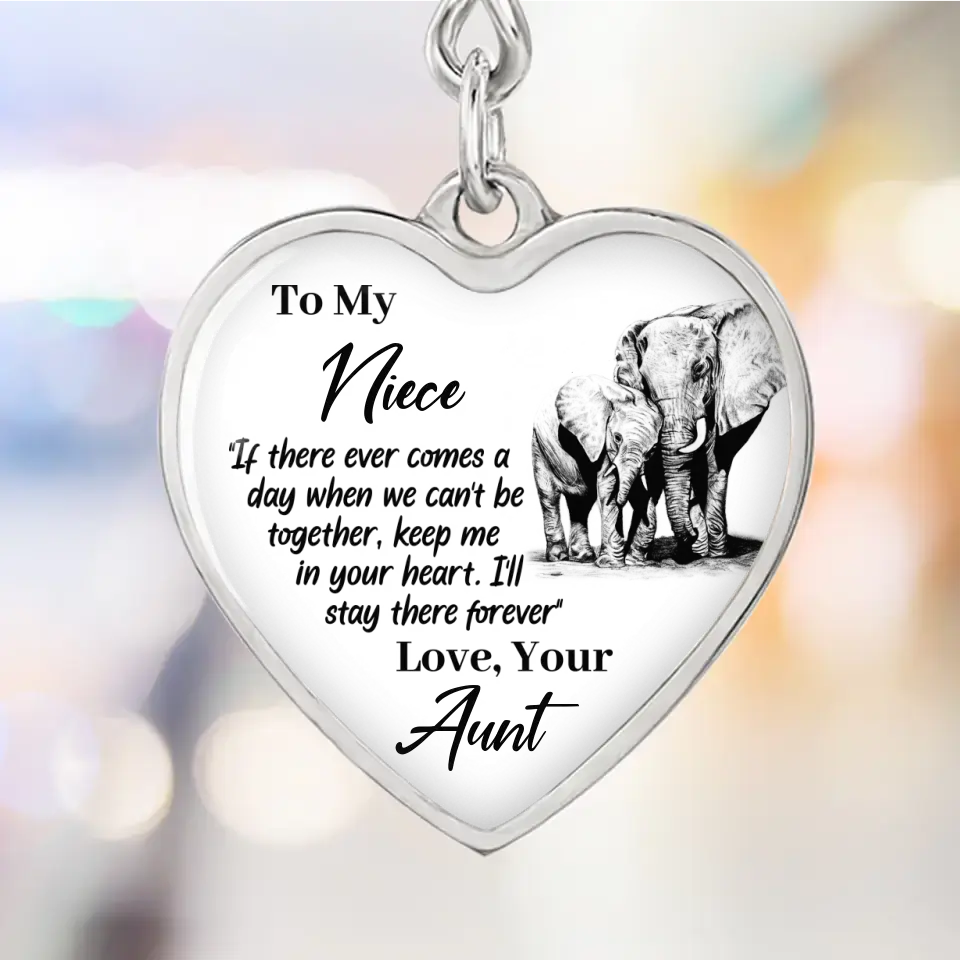 To My Niece If There Ever Comes A Day When We Can't Be Together - Personalized Necklace - Gift For Niece