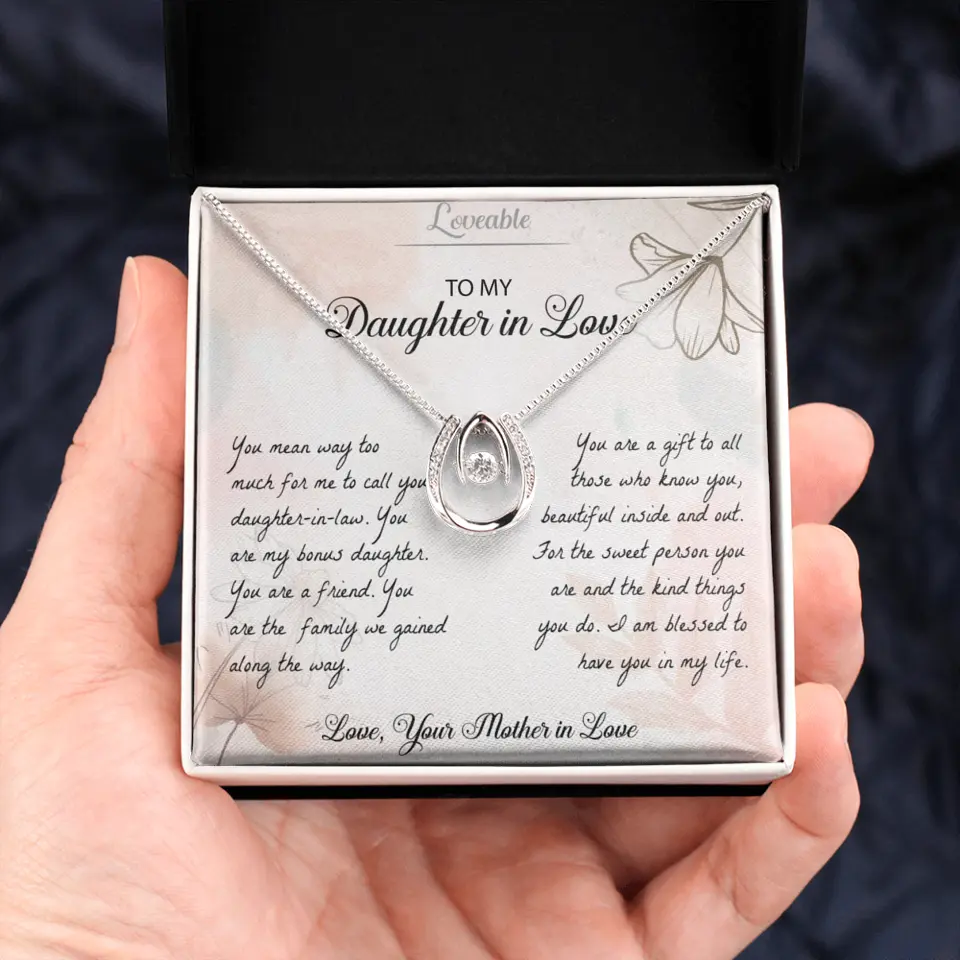 You Mean Way Too Much For Me To Call Daughter-In-Law Personalized Necklace