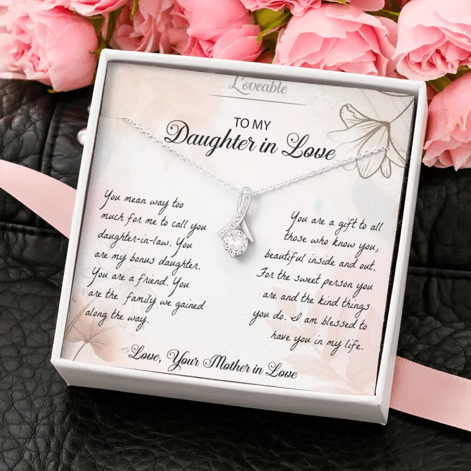 You Mean Way Too Much For Me To Call Daughter-In-Law Personalized Necklace