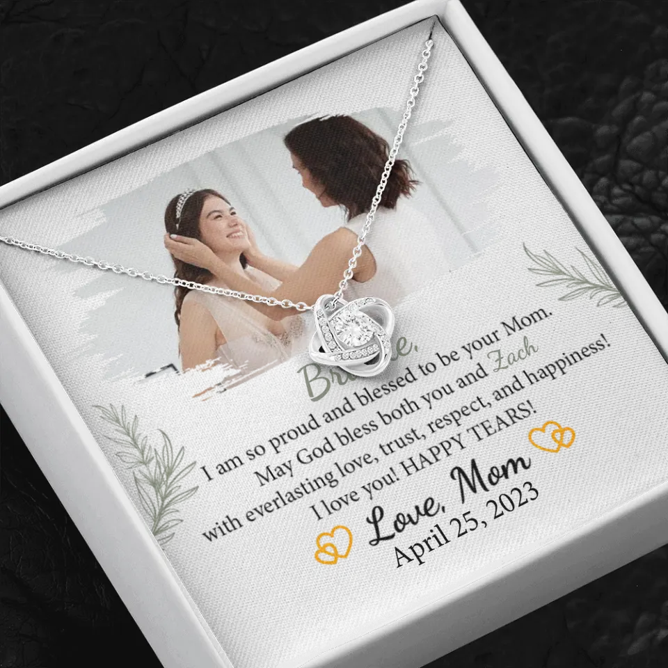 I'm so Proud and Blessed to be Your Mom - Necklace