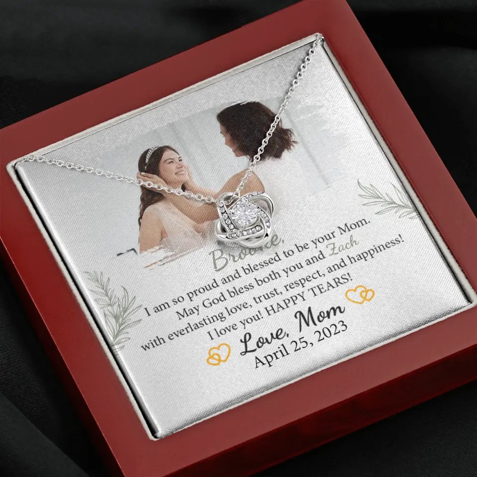 I'm so Proud and Blessed to be Your Mom - Necklace