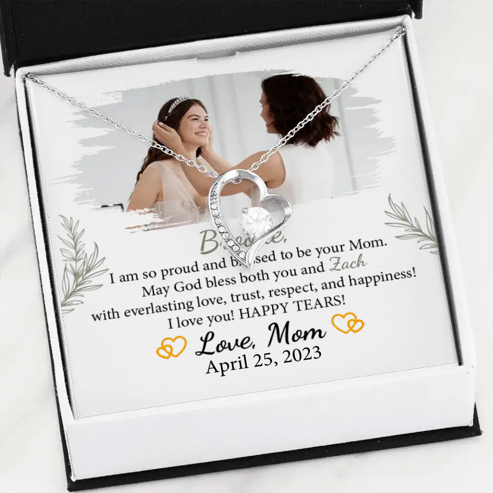 I'm so Proud and Blessed to be Your Mom - Necklace