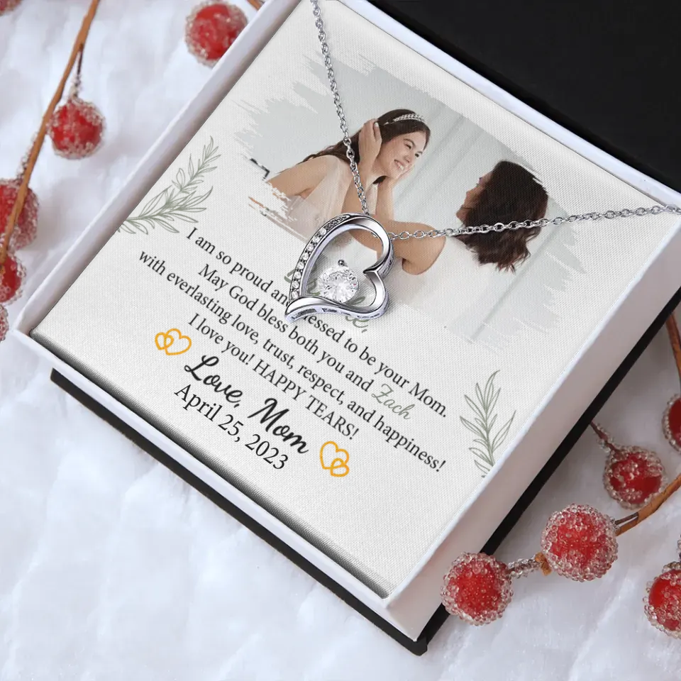 I'm so Proud and Blessed to be Your Mom - Necklace