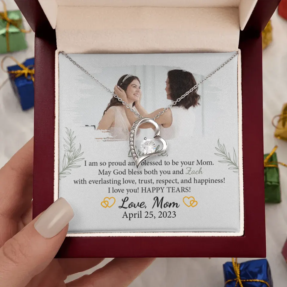 I'm so Proud and Blessed to be Your Mom - Necklace