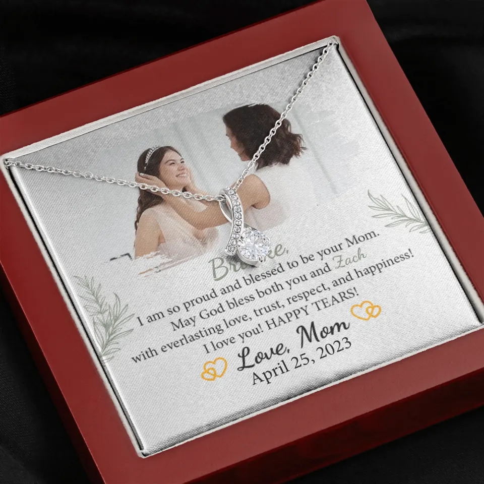 I'm so Proud and Blessed to be Your Mom - Necklace