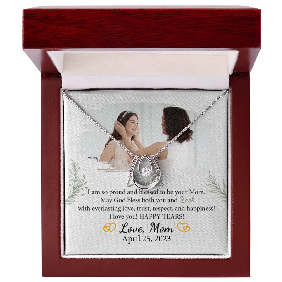 I'm so Proud and Blessed to be Your Mom - Necklace