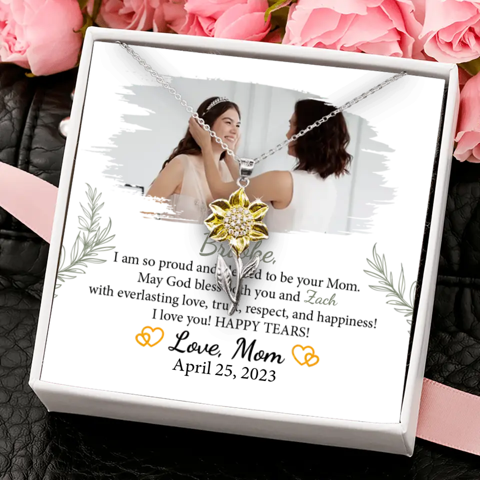 I'm so Proud and Blessed to be Your Mom - Necklace