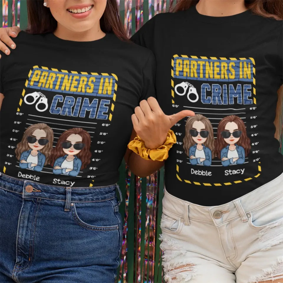 Partners In Crime - Personalized Hoodie T Shirt