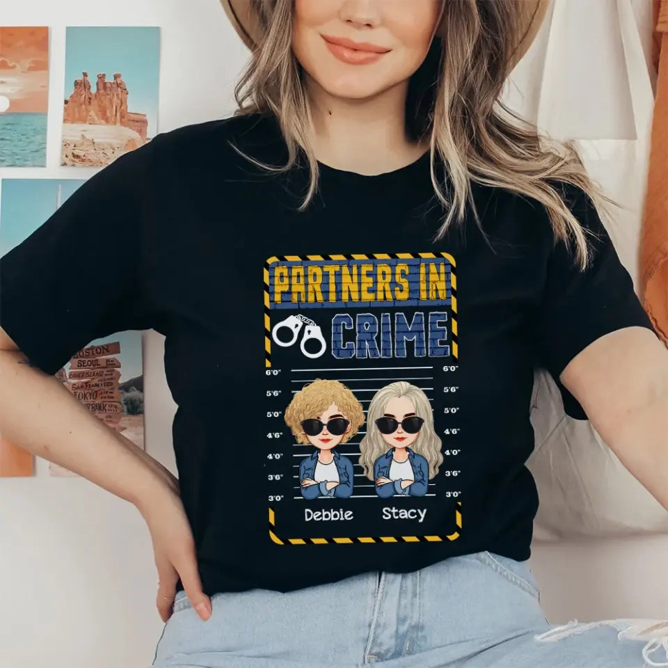 Partners In Crime - Personalized Hoodie T Shirt