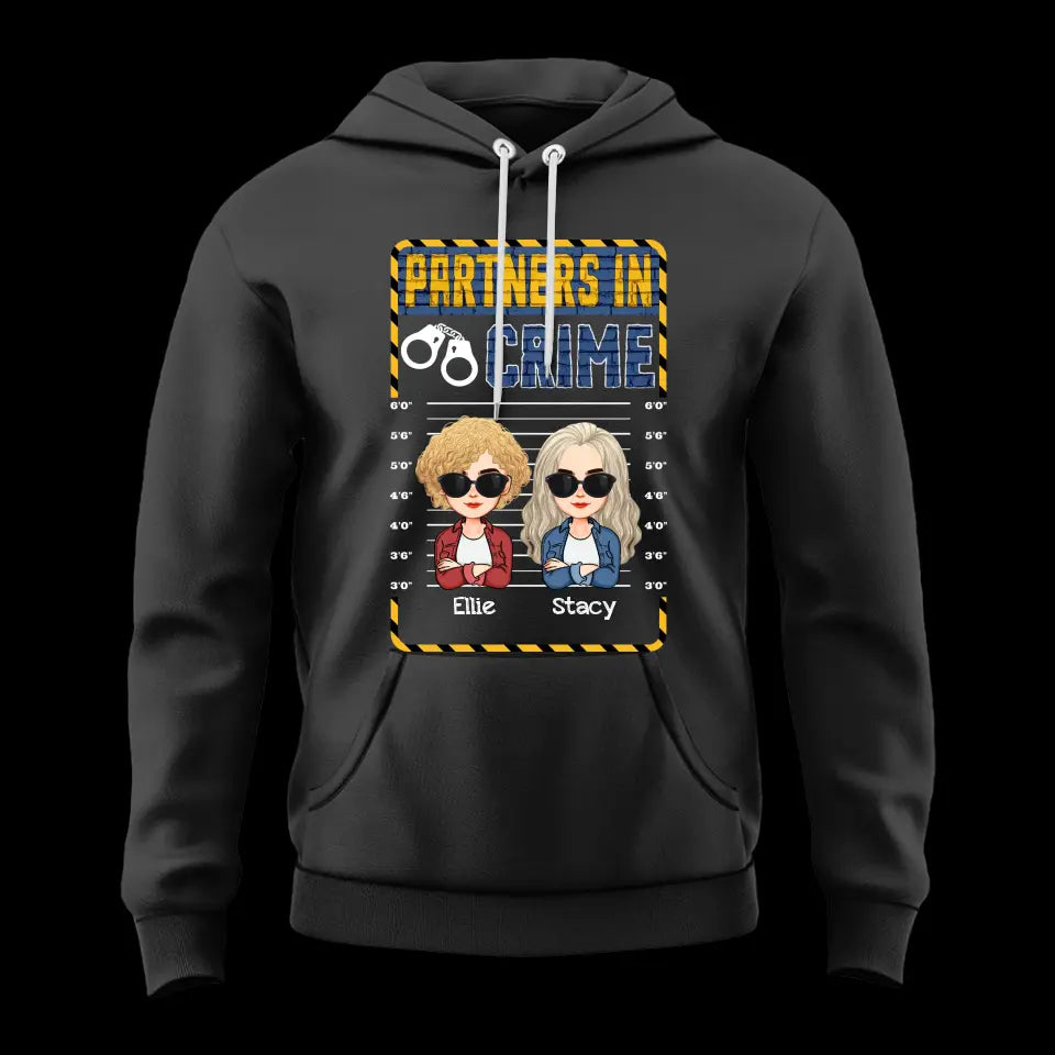 Partners In Crime - Personalized Hoodie T Shirt