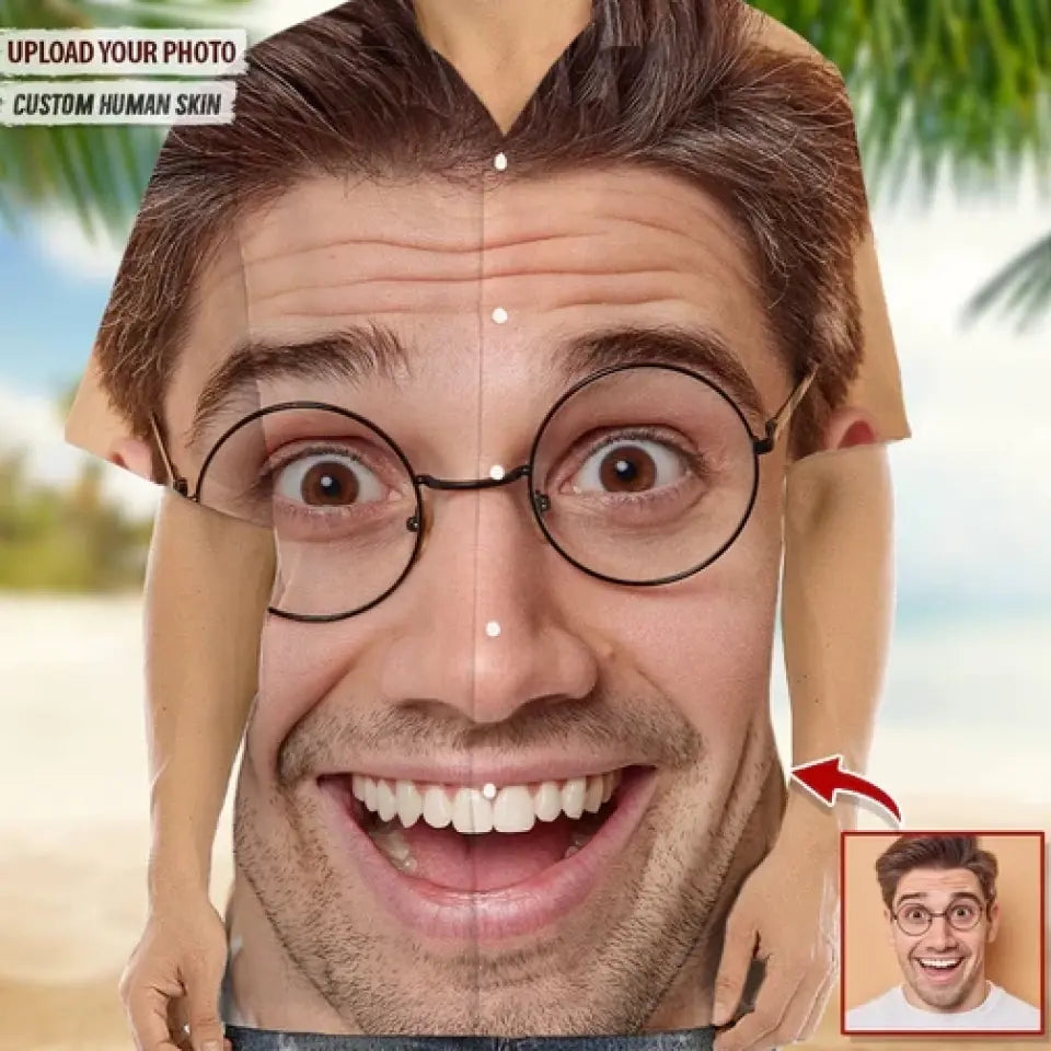 Custom Funny Photo - Hawaiian Shirt