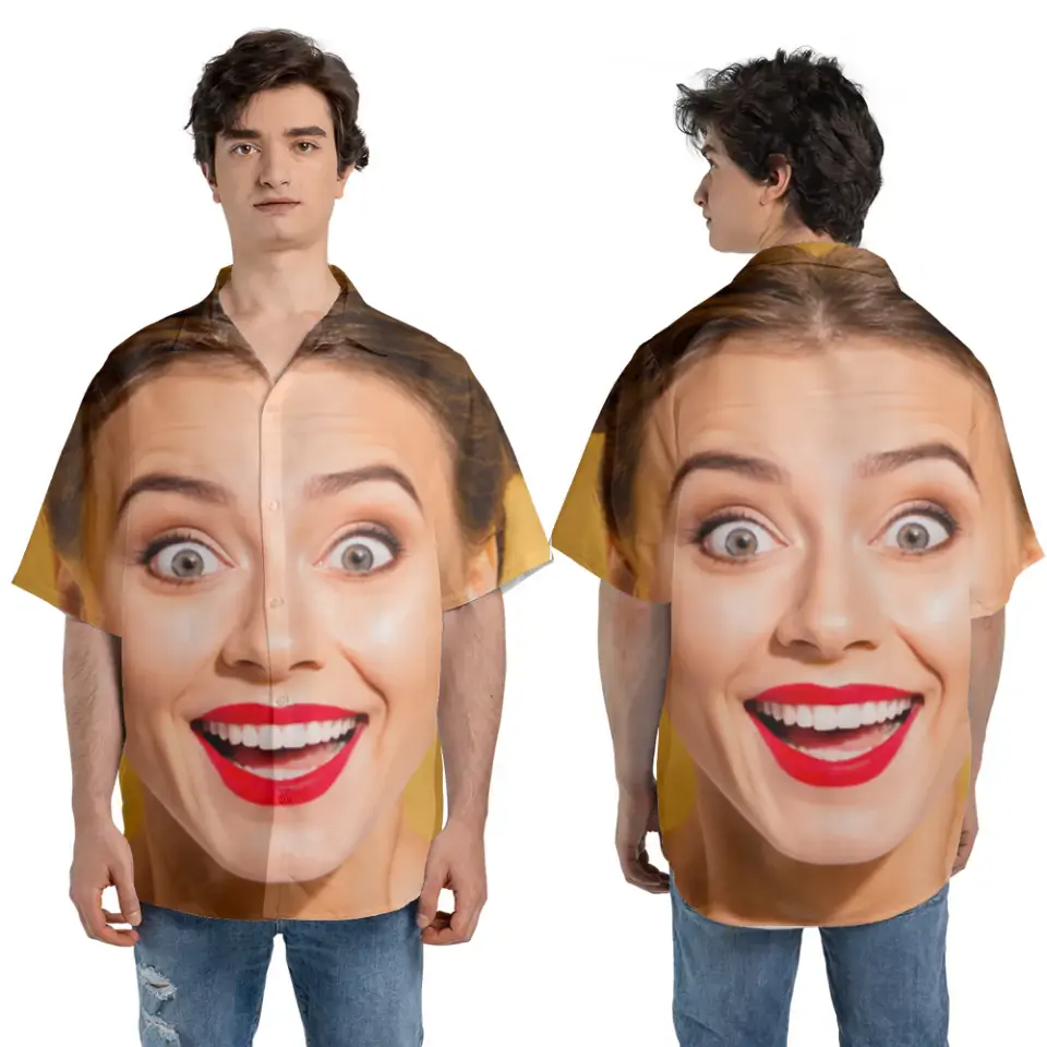 Custom Funny Photo - Hawaiian Shirt