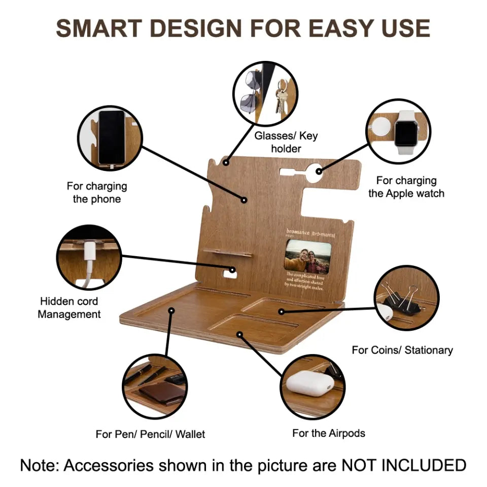 Define Bromance Custom Dock Station Anniversary Gift For Guy Friends