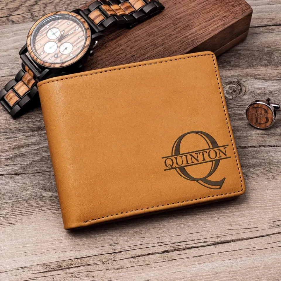 I'm Not Retired I'm A Professional Grandpa - Personalized Leather Wallet