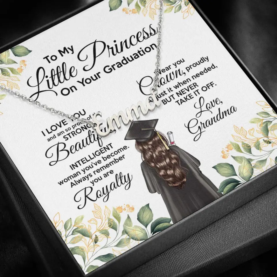 Wear Your Crown Proudly Personalized Necklace