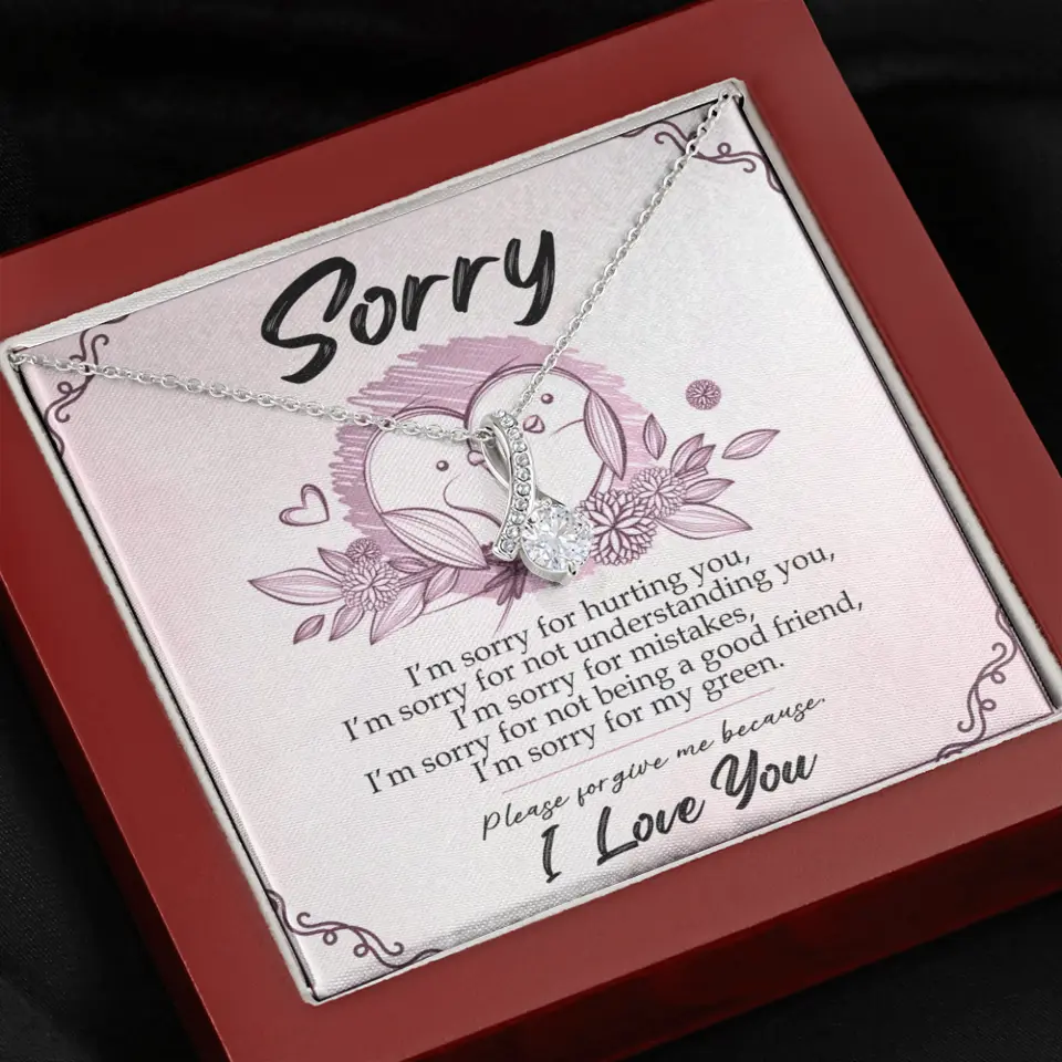 Sorry For Hurting You - Necklace Jewelry Multiple Choice