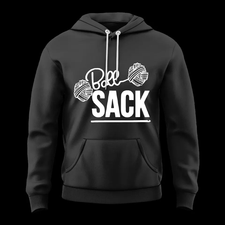 Yarn Pocket Hoodie with Crochet/Knitting Graphic- Standard Hoodie