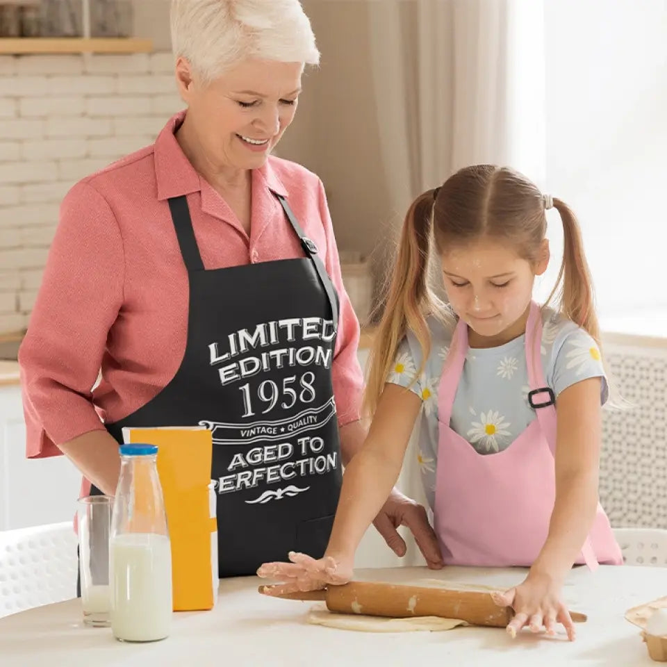 Limited Edition Aged To Perfection Personalized Apron