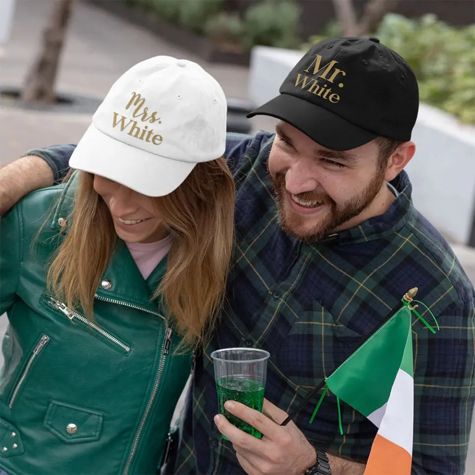 Personalized Name Couple Twill Cap