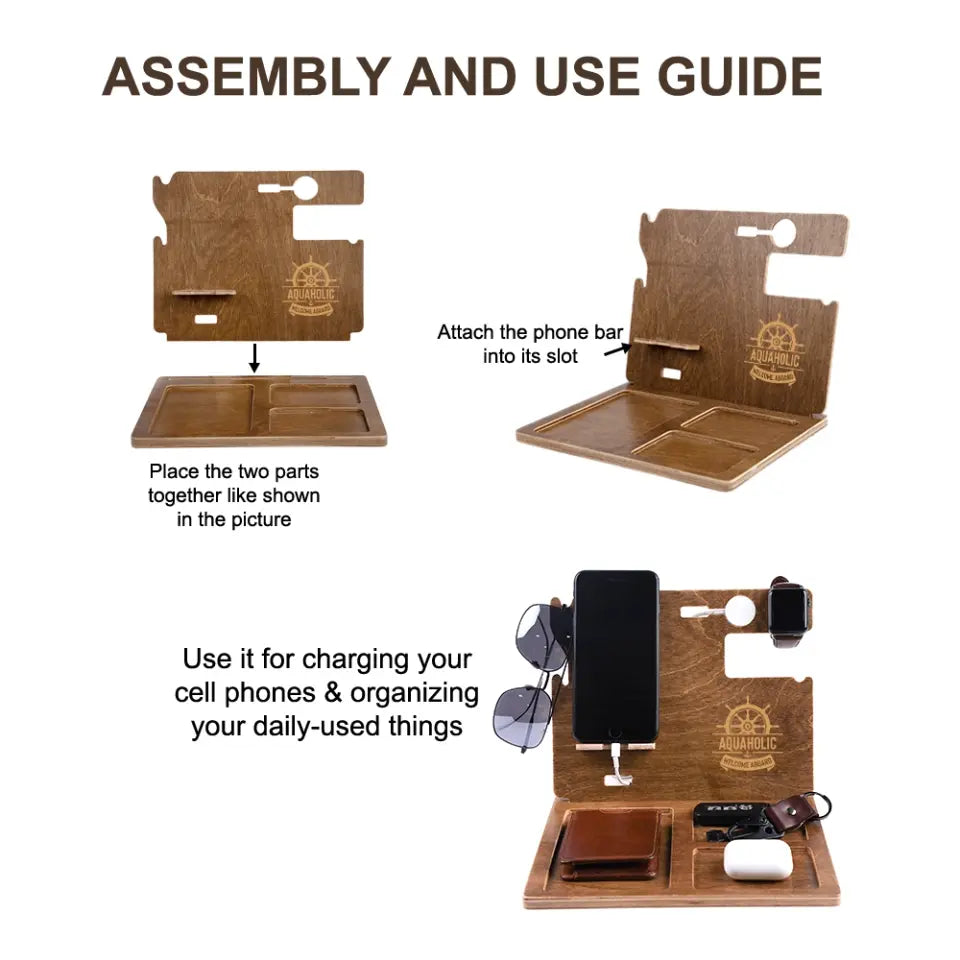 Welcome Aboard - Personalized Dock Station