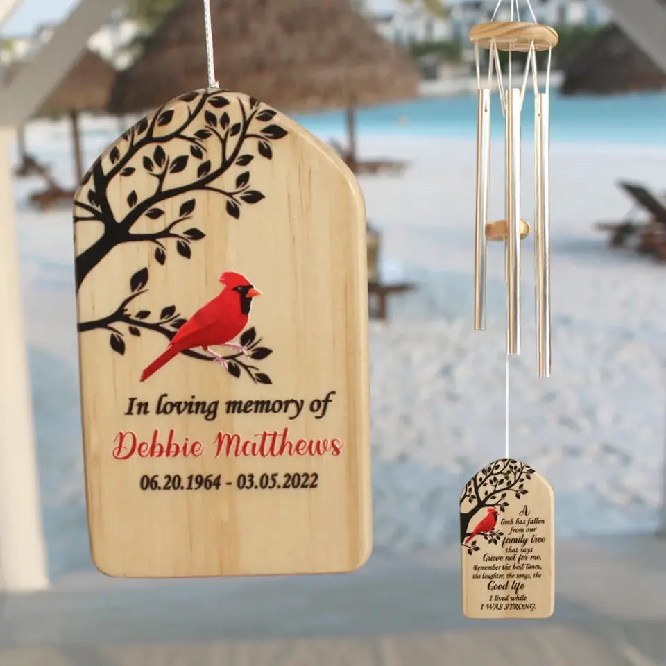 A Limb Has Fallen From Our Family Tree - Personalized Wind Chimes