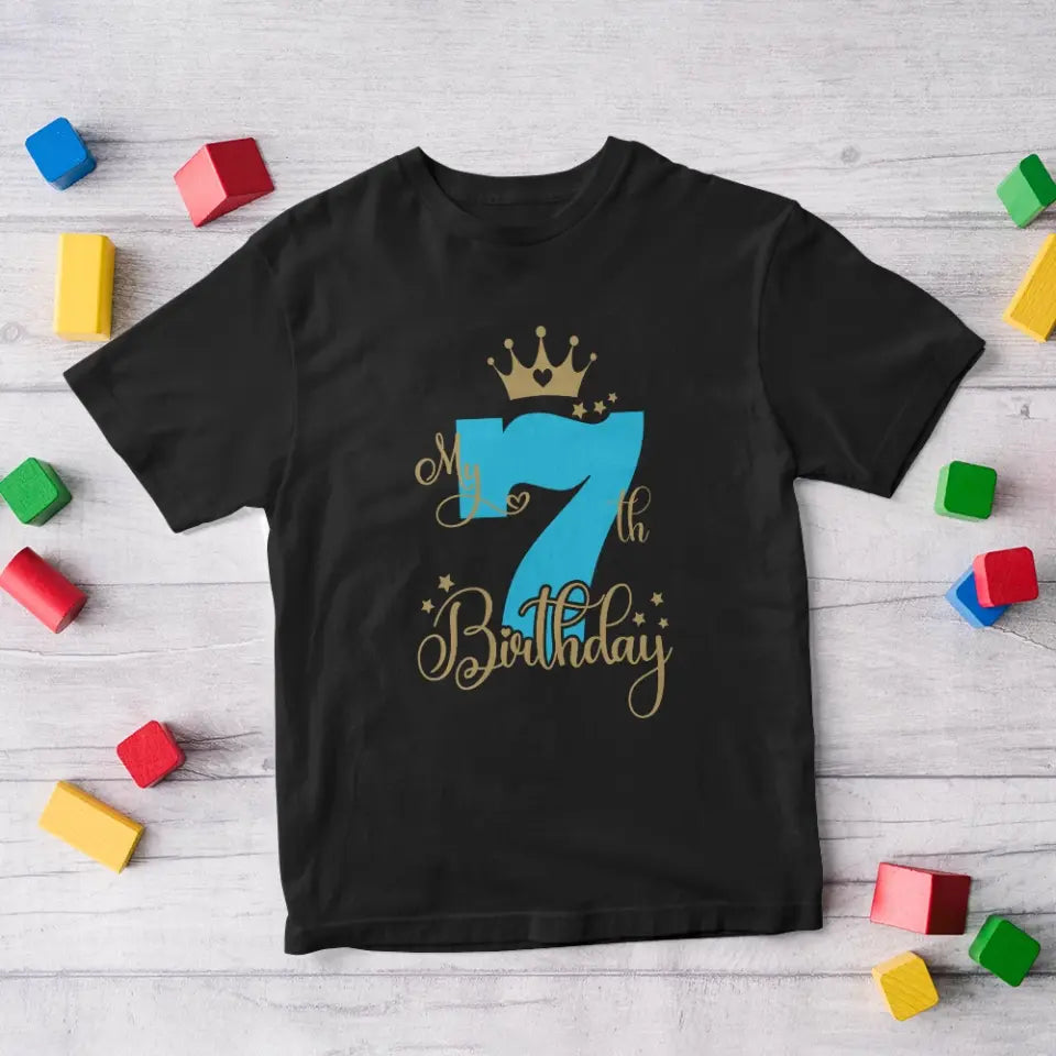 Happy Birthday - Personalized Standard Youth T-shirt - Birthday Gift For Kids Children