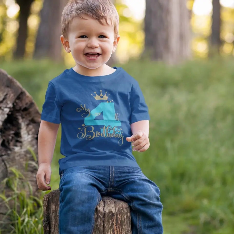 Happy Birthday - Personalized Standard Youth T-shirt - Birthday Gift For Kids Children