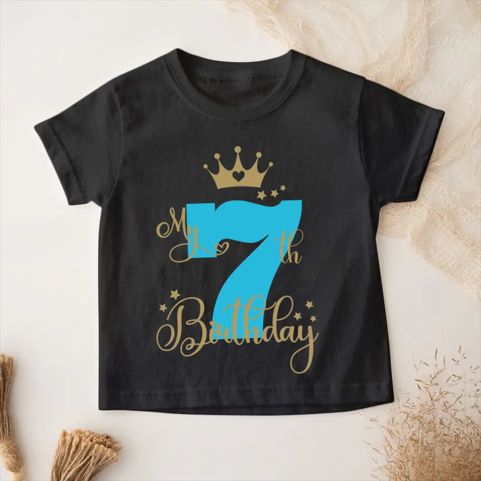 Happy Birthday - Personalized Standard Youth T-shirt - Birthday Gift For Kids Children