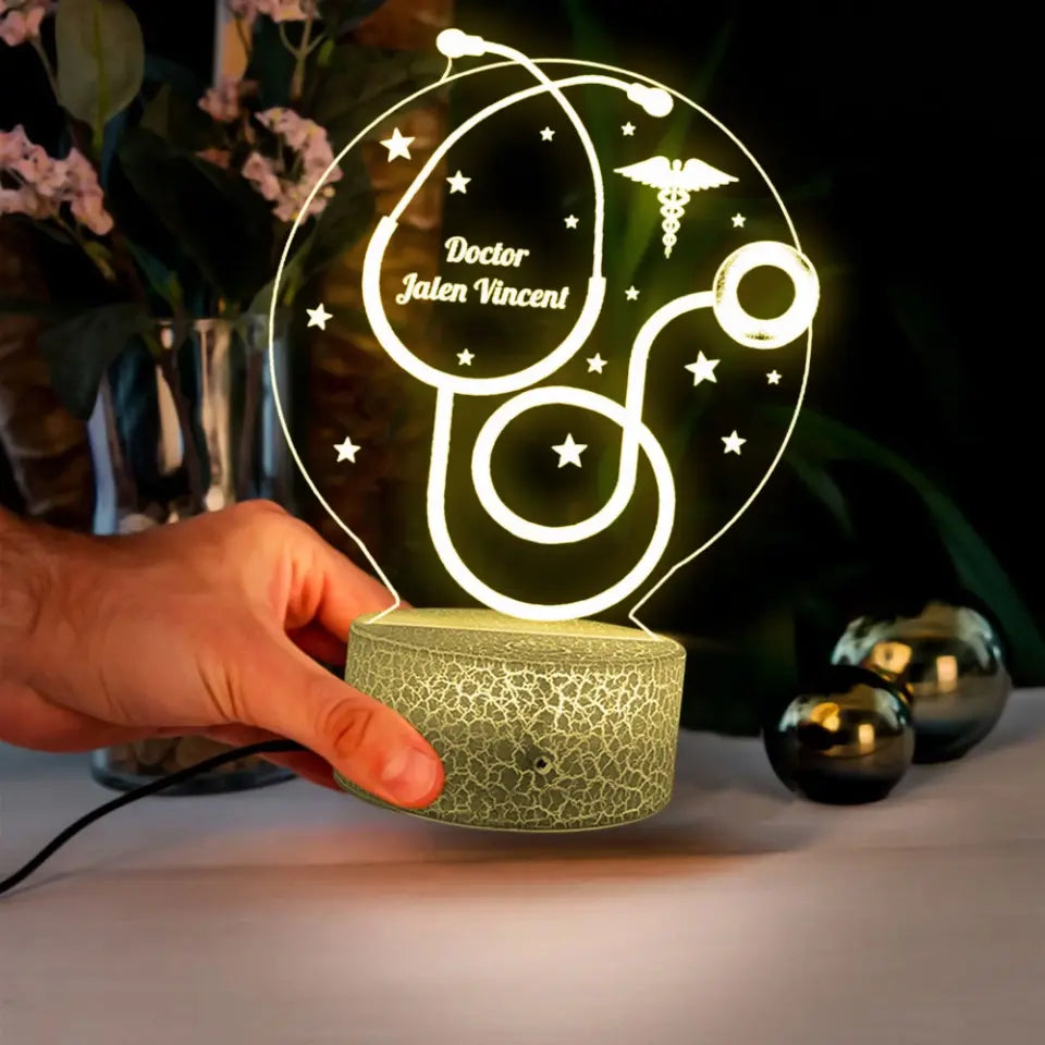 Pharmacity Doctor - Personalized 3D Lamp Night Light - Desk Lamp Gift for Medical Studen Pharmacity | 308IHPLNLL785