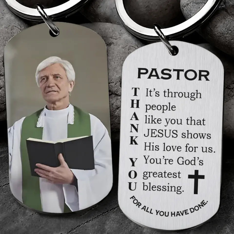 You're God's Greatest Blessings Personalized Stainless Steel Keychain