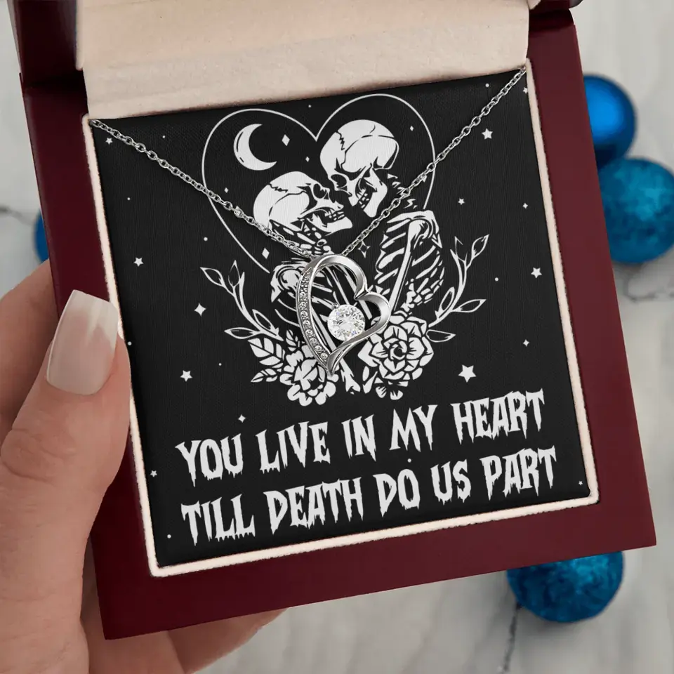 You Live In My Heart Till Death Do Us Apart - Multiple Choice Necklace