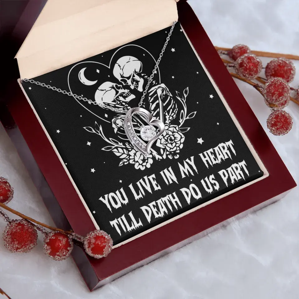 You Live In My Heart Till Death Do Us Apart - Multiple Choice Necklace