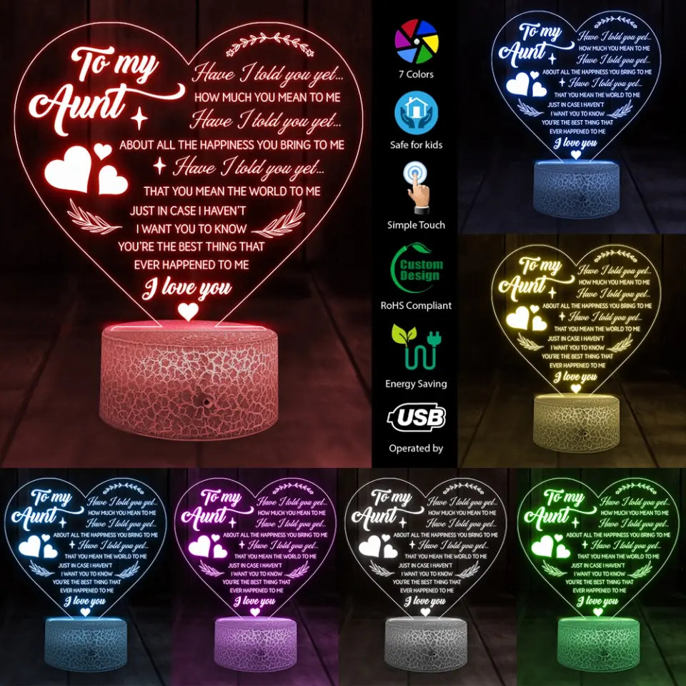 Have I Told You How Much I Love You 3D Led Light
