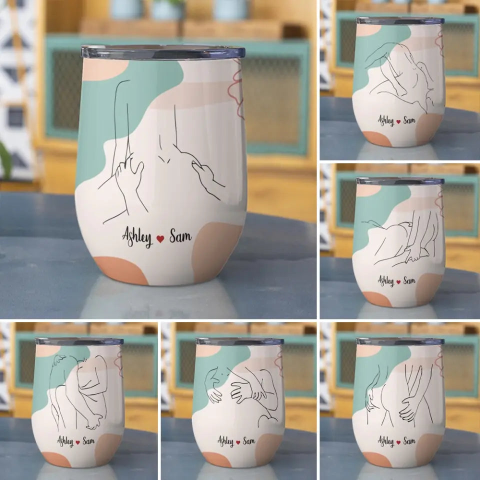 Love Me Always And Love Me All Ways Custom Wine Tumbler Gift For Couple