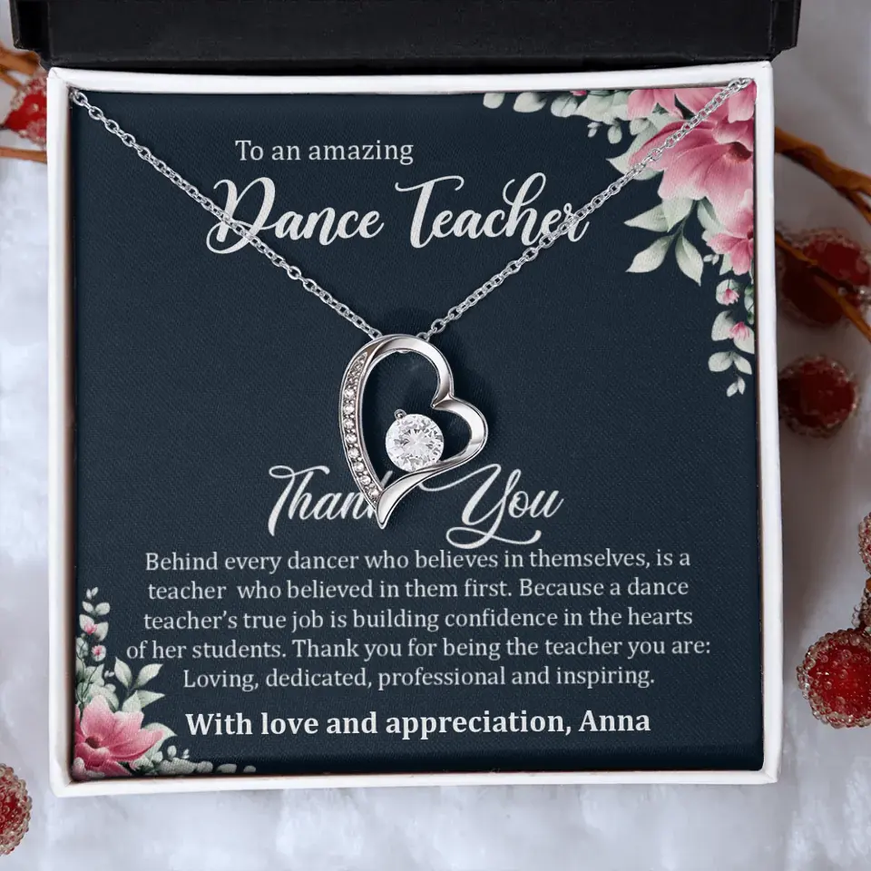 Behind Every Dancer Who Believes In Themselves Personalized Necklace