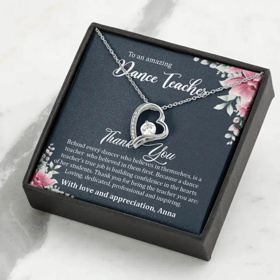 Behind Every Dancer Who Believes In Themselves Personalized Necklace