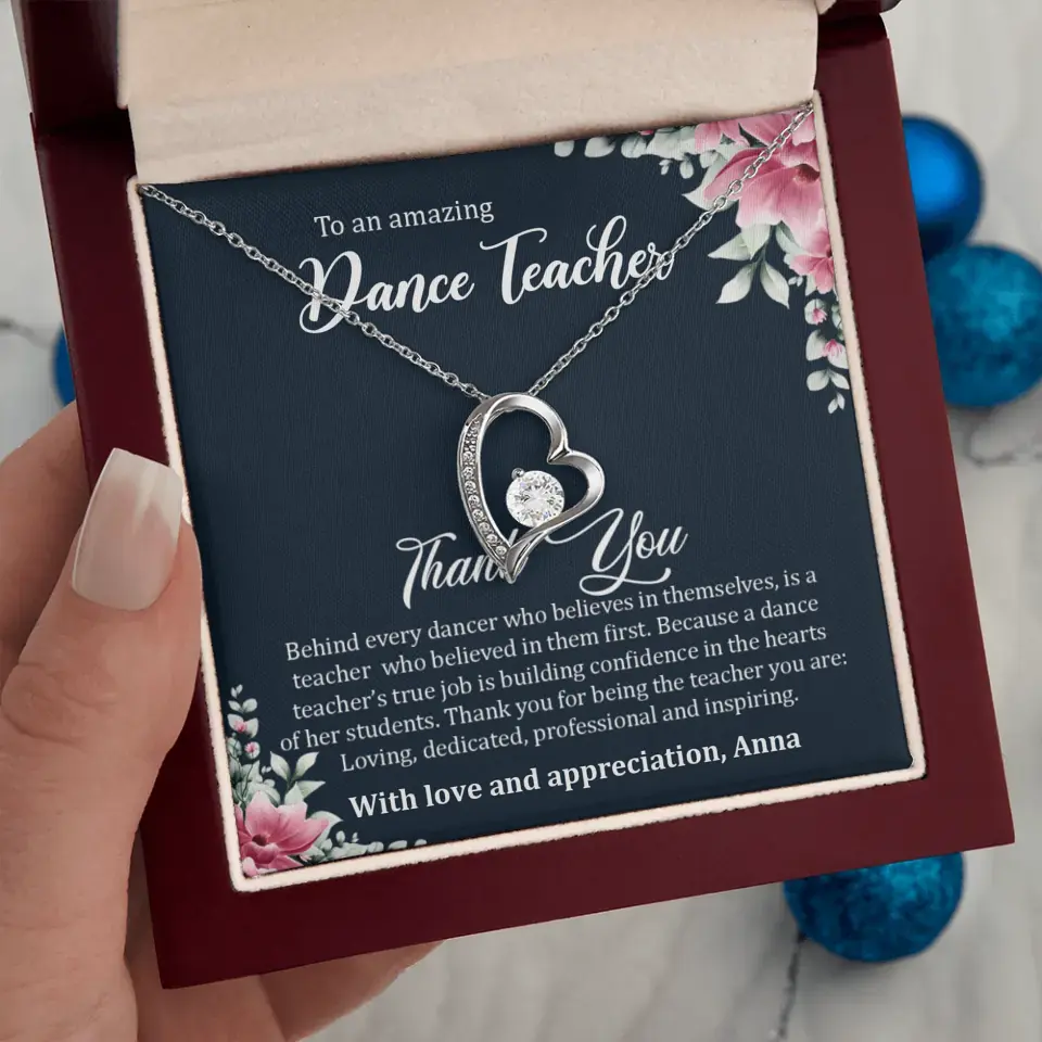 Behind Every Dancer Who Believes In Themselves Personalized Necklace