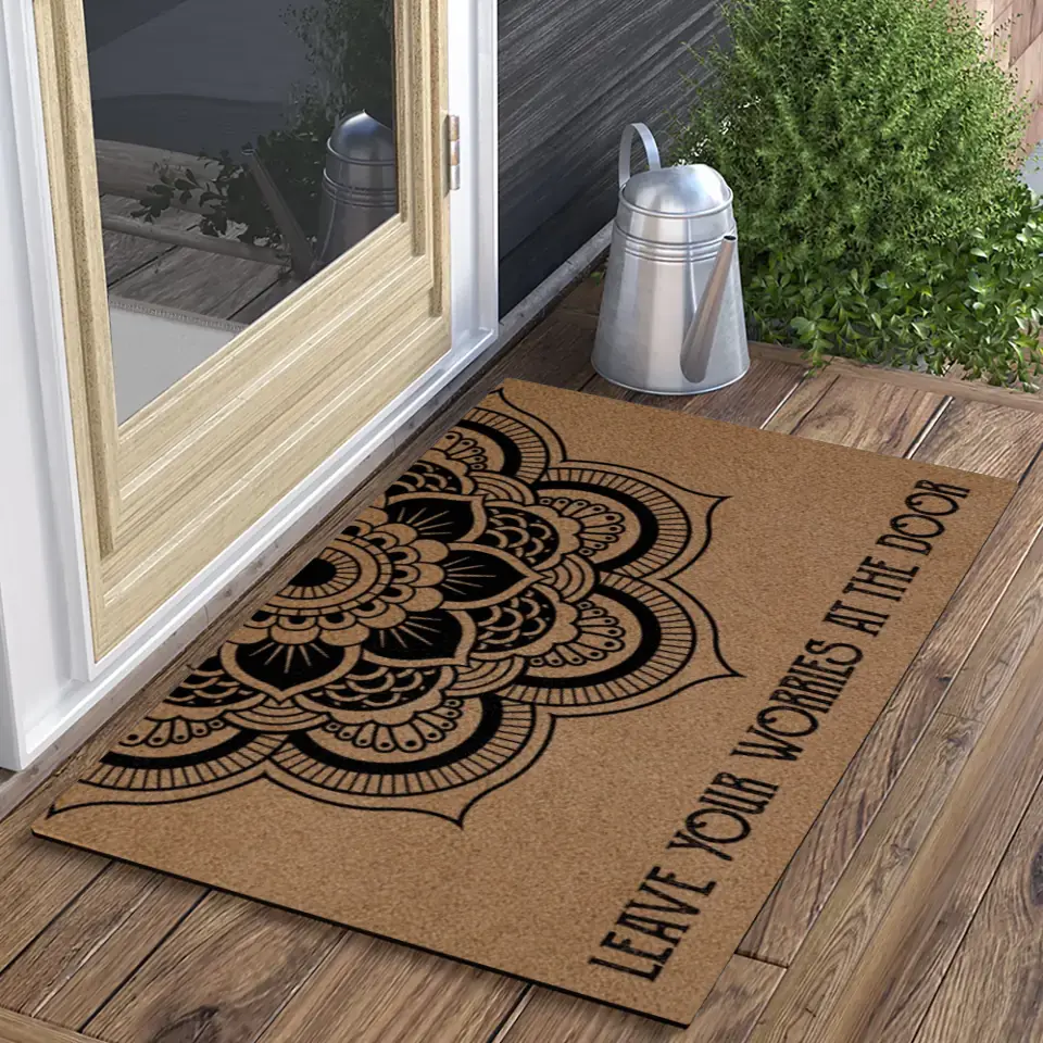 Leave Your Worries At The Door Doormat Gifts For Spiritual People