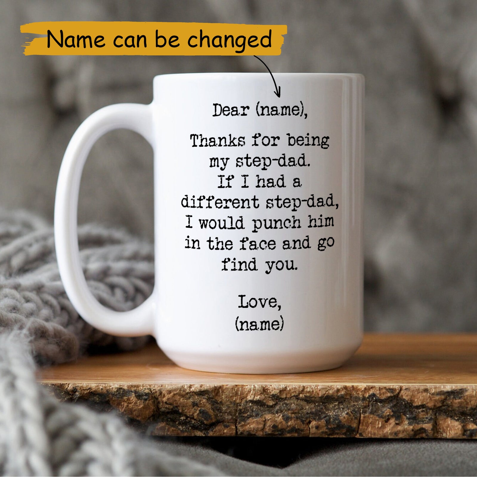 step dad mugs
