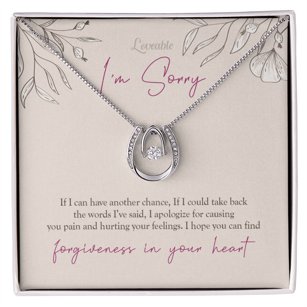 I'm Sorry, I hope You can find forgiveness in your heart - Necklace